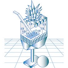 Yorokobu Mag, ilustración 'Painaʻāpala' (Pineapple) | Press. Design, Editorial Design, and Traditional illustration project by Elena Éper - 07.19.2015