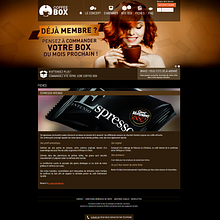 Coffee Box. Cop, writing, and Marketing project by Laura Jouve - 09.02.2014