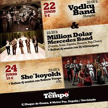 Balkam & Klezmer Festival  |  Cartel   |  Tempo Club  |  . Graphic Design project by Demian Abrayas - 05.31.2010