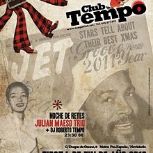 Cartel  |  Navidad 2011 Tempo Club  . Graphic Design project by Demian Abrayas - 08.03.2014