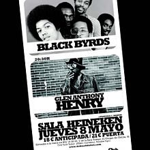 Cartel  |  Black Birds & Glen Anthony Henry . Graphic Design project by Demian Abrayas - 08.17.2007