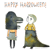 Tarjetas y postales. Ilustração tradicional projeto de Diana Toledano - 18.08.2015