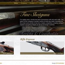 arrietashotguns.com. Web Design, Web Development, Design & Interactive Design project by Eloy Ortega Gatón - 08.21.2015