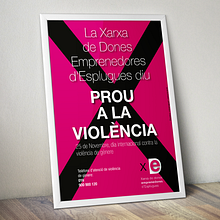 Prou a la Violència XDE. Graphic Design, and Advertising project by Carles Ivanco Almor - 08.02.2015