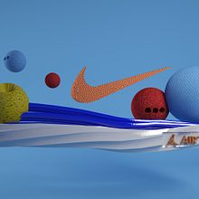 Zapatilla Nike Air. 3D, Br, ing, Identit, Design, Motion Graphics, Photograph, and Post-production project by ANTONIO BARBERO ALMODÓVAR - 08.23.2015