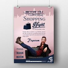 PÓSTER - Anna Riu (Barcelona). Graphic Design project by Alejandra Martínez Vicaría - 08.23.2015