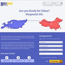 Flo's recent project - EU SME Website Design and Development. Branding e Identidade, Web Design, e Desenvolvimento Web projeto de Flow Asia - 24.08.2015