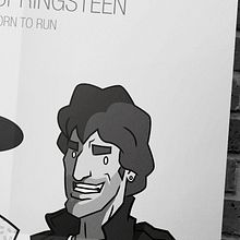 Born to Run 40th Anniversary Ein Projekt aus dem Bereich Kunstleitung, Design, Design von Figuren, Verlagsdesign, Grafikdesign, Traditionelle Illustration und Verpackung von Jaime Guisasola - 24.08.2015