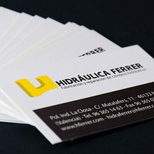 Hidráulica Ferrer Identidad Corporativa. Br, ing, Identit, and Graphic Design project by Mani Sahuquillo - 04.25.2012