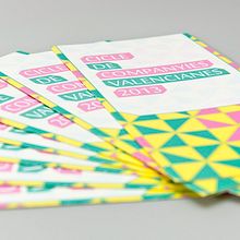 Tríptico Cicle Companyies Valencianes. Editorial Design, and Graphic Design project by Mani Sahuquillo - 12.07.2012