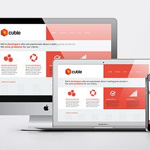 Cuble Responsive Web Design. Graphic Design, Web Design, and UX / UI project by Mani Sahuquillo - 10.27.2013