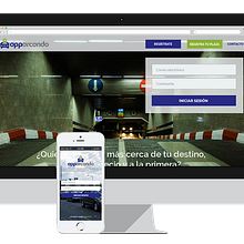 Apparcando Web / App. Graphic Design, Web Design, and UX / UI project by Mani Sahuquillo - 10.25.2014
