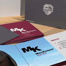 Dossier MenKeeper. 3D, Br, ing, Identit, Design, and Editorial Design project by Óscar Domínguez Leal - 02.25.2015