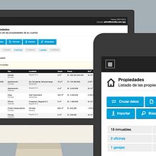 Inmoflex - Interface y programación front-end para una aplicación web de gestión inmobiliariaNuevo proyecto. Un progetto di Web design e UX / UI di Diego García de Enterría Díaz - 30.08.2015
