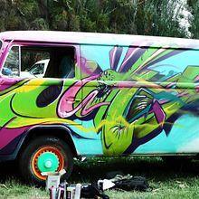 Graffiti combi. Projekt z dziedziny  Malarstwo użytkownika Javier Casanueva G. - 30.08.2015