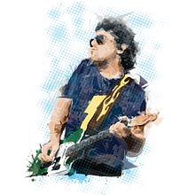 Andrés Calamaro. Traditional illustration project by Kike Lucas Abreu - 08.30.2015