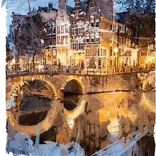 Amsterdam. Traditional illustration, Graphic Design, Digital Illustration, and Vector Illustration project by Kike Lucas Abreu - 08.30.2015