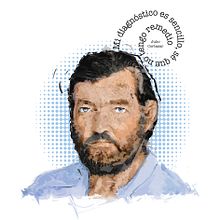 Julio Cortazar. Traditional illustration project by Kike Lucas Abreu - 08.30.2015