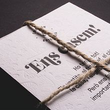 Invitaciones boda . Un proyecto de Diseño gráfico y Tipografía de estudi oh! - 31.08.2015