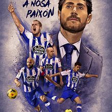 Ilustraciones Deportivo de La Coruña. Graphic Design, Traditional illustration, and Art Direction project by Ignacio RC - 09.01.2015
