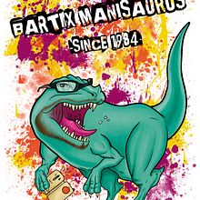 Camiseta Manisaurus. Un proyecto de Ilustración tradicional y Serigrafía de Iris de la Mora - 03.09.2015