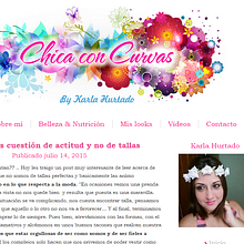 Chica con Curvas (Wordpress). Web Design project by Proyecto Digital - 01.31.2015