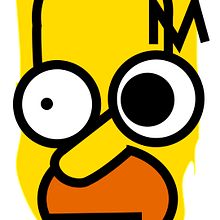 Homer Vectorial. Un projet de Design graphique et Illustration traditionnelle de Fco Javier Morón Vázquez - 17.04.2012