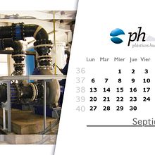 Diseño de calendario de Mesa con Wiro.. Un projet de Design  , et Design graphique de Fco Javier Morón Vázquez - 04.11.2010