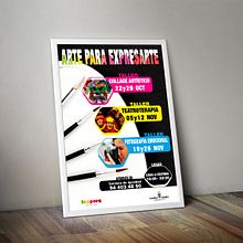 Cartel "Arte para expresarte" . % Alex Goienetxea tarafından hazırlanan Grafik Tasarım, Eğitim, Ve Reklamcılık projesi - 10.05.2014