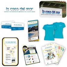 Identidad corporativa - La casa del mar. Br, ing, Identit, and Graphic Design project by Ferran Sayerza Mercader - 07.06.2013