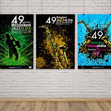 Carteles Jazzaldi. Concurso. Proyecto propio . % Alex Goienetxea tarafından hazırlanan Grafik Tasarım, Geleneksel illüstras, Ve on projesi - 02.25.2014