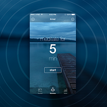 Inner. Aplicación para meditar. Art Direction, Interactive Design, and UX / UI project by Jimena Catalina Gayo - 12.31.2014