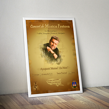 [Cartel] Concierto Homenaje a Pedro Joaquín. Un progetto di Graphic design di Elido Gañó Valoy - 29.03.2014