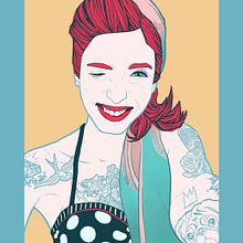 Pin Up . Seni Rupa & Ilustrasi tradisional proyek oleh Carlos Navarro Blasco - 09.06.2015