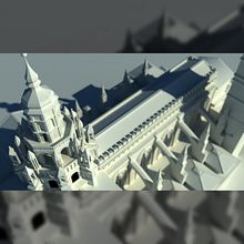 Catedral de Tarazona. Projekt z dziedziny 3D użytkownika Raúl Navas Martínez - 07.09.2015