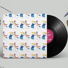 Packaging //  Vinyl // Pattern // Mockup(Graphic Burger). Un progetto di Product design, Graphic design, Illustrazione tradizionale e Packaging di Joana - 09.09.2015