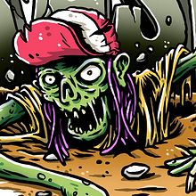 Zombie Kush. Br, ing, Identit, and Traditional illustration project by Joel Abad - 09.14.2015
