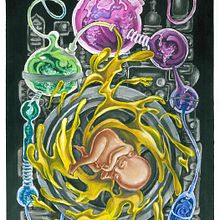 La vida al alcance de una probeta - Oleo. Un proyecto de Ilustración tradicional y Pintura de Marc Lopez Plaza - 14.09.2015