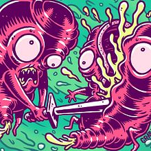 Bladders – Taking off. Un proyecto de Ilustración tradicional y Packaging de Joel Abad - 14.09.2015