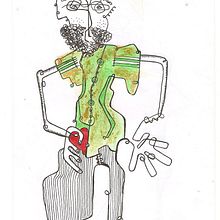 Ilustración  |  Autolibrujo  |  Proyecto Librujos    . Traditional illustration project by Demian Abrayas - 04.30.2013