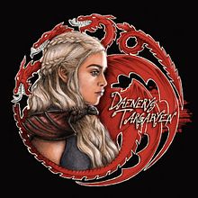 Daenerys Targaryen, del dibujo a lápiz a la ilustración digital. . % Alicia Tapia tarafından hazırlanan Geleneksel illüstras, Ve on projesi - 09.15.2015