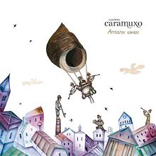 Cuarteto Caramuxo "Arrieiros somos". Design, Traditional illustration, Music, and Packaging project by Olalla Fernández Álvarez - 09.16.2015