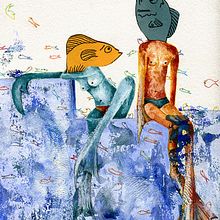 mares. Un proyecto de Bellas Artes, Collage e Ilustración tradicional de ester gonzález suárez - 19.09.2015
