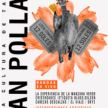 FLYER POLLADA PROCULTURA Ein Projekt aus dem Bereich Verlagsdesign und Grafikdesign von Ángela Nair Báez Mosqueira - 19.09.2015