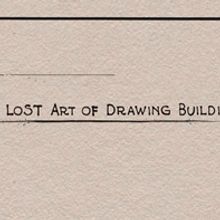 THE LOST ART OF DRAWING BUILDINGS / DOMINION PUBLIC BUILDING. Un progetto di Architettura, Br, ing, Br, identit, Direzione artistica e Motion graphics di Alejandro Armas Vidal - 20.09.2015