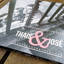 Invitación de Boda para Thais & Jose. Graphic Design project by Sara Palacino Suelves - 09.21.2015
