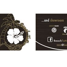 Tarjetas de visita - Beach Tattoo -. Un progetto di Graphic design di Nuria Varas Sancho - 21.09.2015