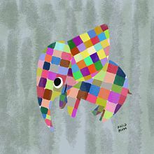 Elmer. Een project van Ontwerp van personages y Traditionele illustratie van David Pavón Benítez - 21.09.2015