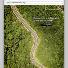 Mercedes-Benz. Email con scroll automático.. Advertising project by Doña Marta Fernández - 09.21.2015