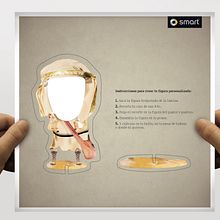 Smart. Christmas figura recortable.. Advertising project by Doña Marta Fernández - 09.21.2015